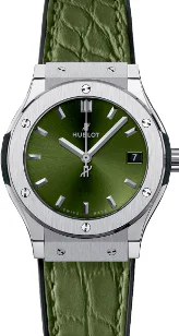 Hublot Classic Fusion Quartz Certified Green Dial